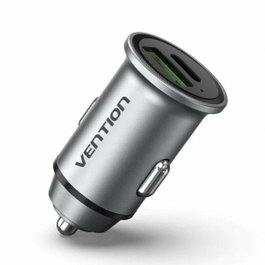 Vention Cargador de Coche FFBH0 20W con USB-C y USB-A Gris