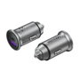 Vention Cargador de Coche FFBH0 20W con USB-C y USB-A Gris