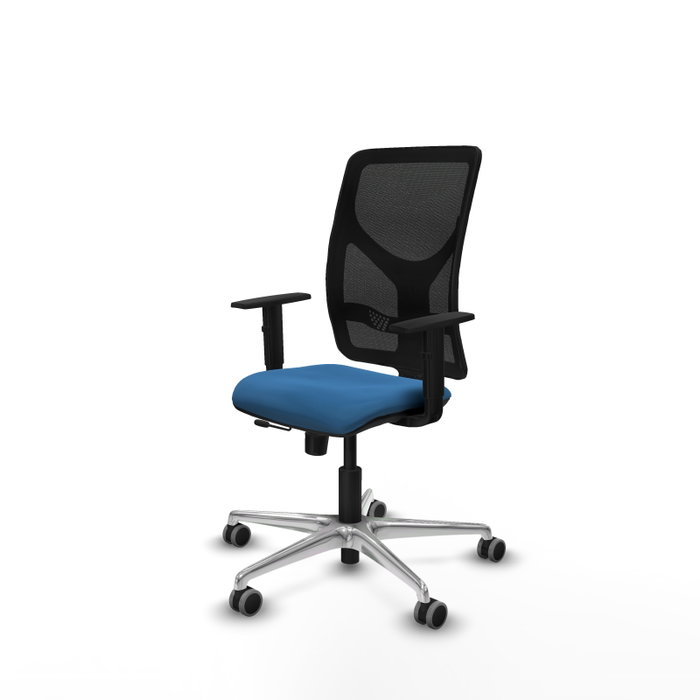PIQUERAS Y CRESPO Silla de oficina Motilla Azul claro y Negro PIQUERAS Y CRESPO Silla de oficina Motilla Azul claro y Negro