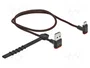 DeLOCK Cable USB 2.0 Tipo-A a Micro-B con conectores angulares, 0,5 m, negro