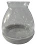 DKD Home Decor Set de 4 Portavelas de Cemento y Cristal Gris Desgastado