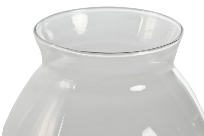 DKD Home Decor Set de 4 Portavelas de Cemento y Cristal Gris Desgastado