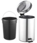 PLUVIA PRO Papelera de Baño 12 Litros Inox 32035-12L