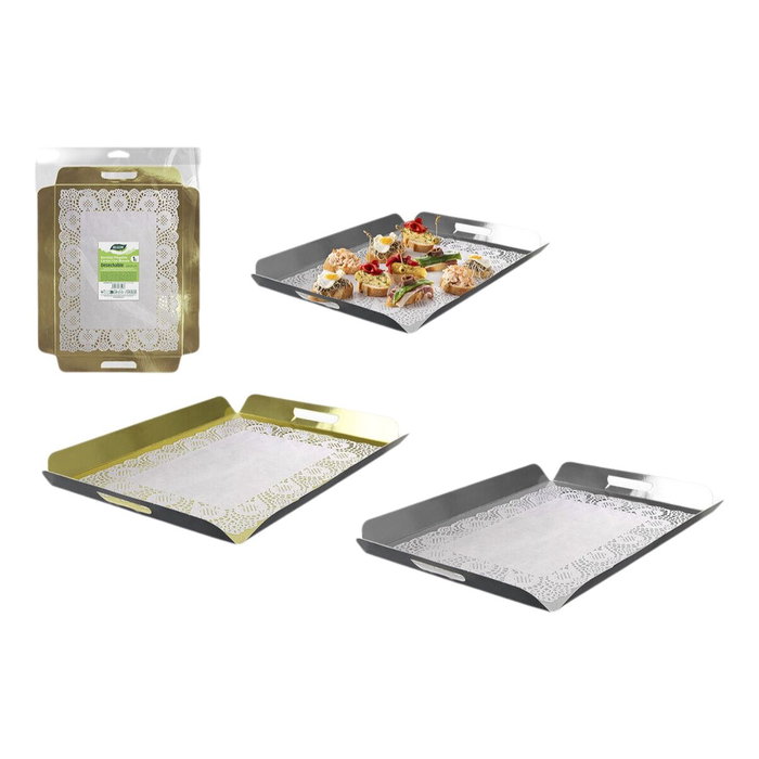 Bandeja de Aperitivos Algon 29 x 39 cm (36 Unidades) Bandeja de Aperitivos Algon 29 x 39 cm (36 Unidades)