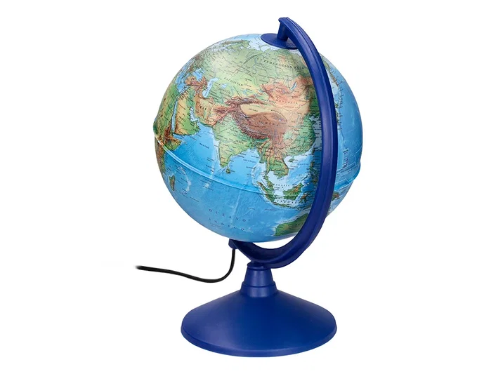 Liderpapel Globo terráqueo con luz físico y político de 20 cm Liderpapel Globo terráqueo con luz físico y político de 20 cm