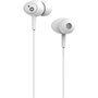 SUNSTECH Auriculares POPS con Micrófono, Jack 3,5 mm, Blanco