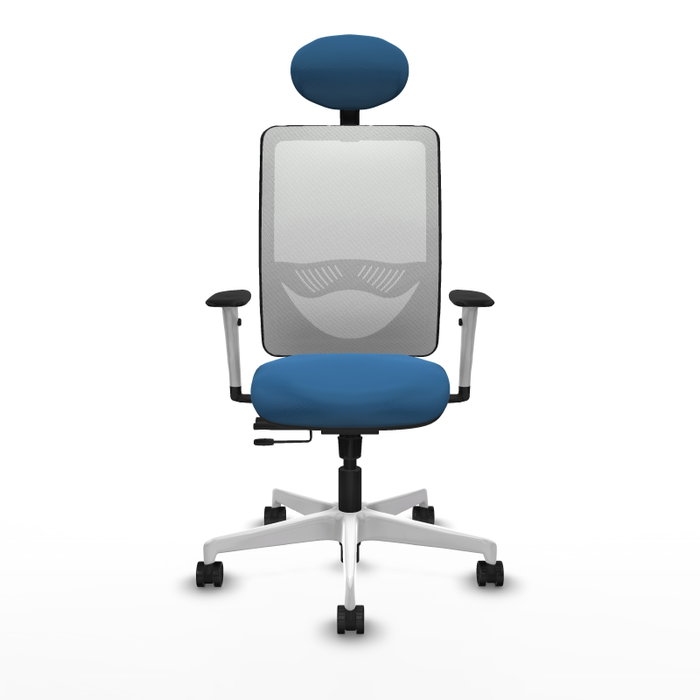 PIQUERAS Y CRESPO Silla de oficina Zulema Azul claro y Blanco PIQUERAS Y CRESPO Silla de oficina Zulema Azul claro y Blanco