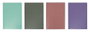 Oxford Agenda Anual Modern Pastel 2026 Cosida A5 Tapa Acolchada Surtido (4 Col.)