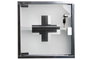 DKD Home Decor Botiquin Metalizado Metal y Espejo 30 x 30 x 12 cm (4 Unidades)