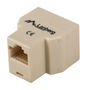 Lanberg AD-RJ45-2RJ45-OU Adaptador Splitter RJ45 Hembra a 2x RJ45 Hembra Beige