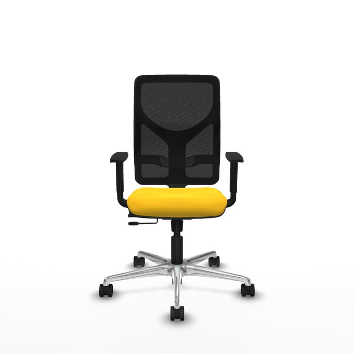 PIQUERAS Y CRESPO Silla de oficina Motilla con mecanismo Sincro/Traslack, Amarillo y Negro PIQUERAS Y CRESPO Silla de oficina Motilla con mecanismo Sincro/Traslack, Amarillo y Negro