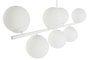 DKD Home Decor Lámpara de Techo Blanca 21 x 22 x 98 cm