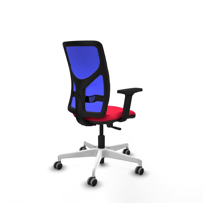 PIQUERAS Y CRESPO Silla de oficina Motilla con mecanismo Sincro, Rojo y Azul PIQUERAS Y CRESPO Silla de oficina Motilla con mecanismo Sincro, Rojo y Azul