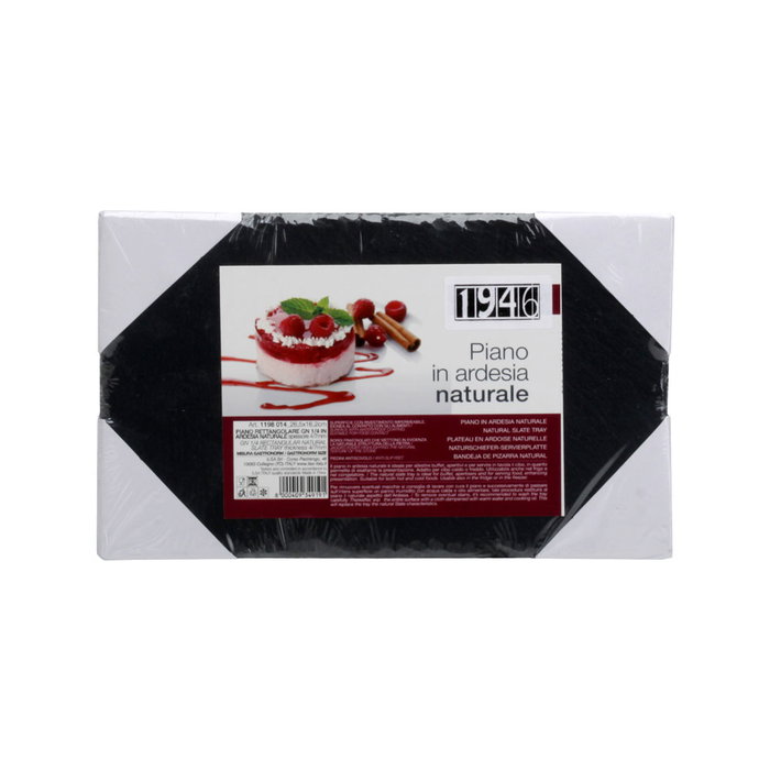 1946 Plato Pizarra GN 1/4 26.5X16.2 cm Fuente para Buffet