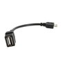 NANO CABLE Cable USB 2.0 OTG Micro USB B Macho a USB A Hembra 0,15m Negro