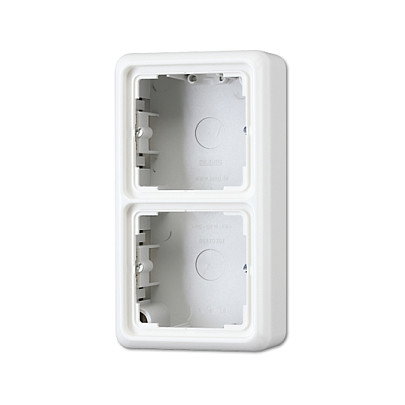 Jung CD 582 A WW Tapa de superficie de 2 funciones con marco Jung CD 582 A WW Tapa de superficie de 2 funciones con marco