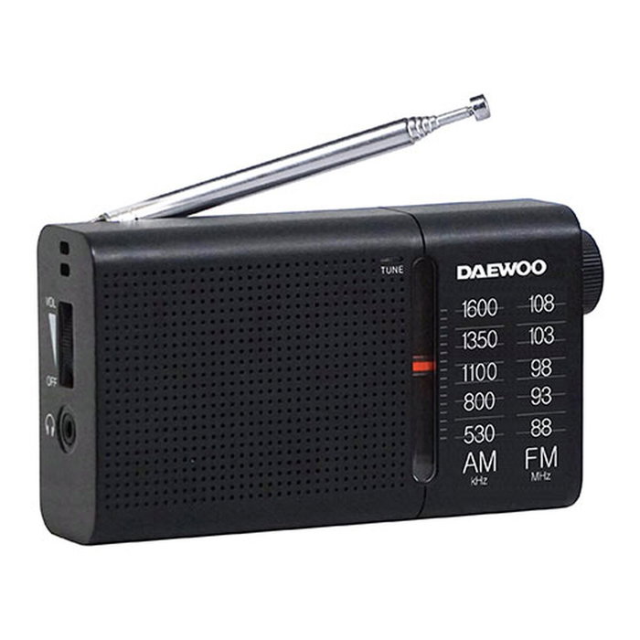 Daewoo Radio Portátil DW1119 Negra