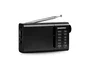 DAEWOO Radio AM/FM con Altavoz Negro - Incluye Auriculares
