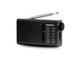 DAEWOO Radio AM/FM con Altavoz Negro - Incluye Auriculares