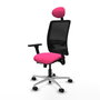 PIQUERAS Y CRESPO Silla de oficina Zulema Rosa y Negro