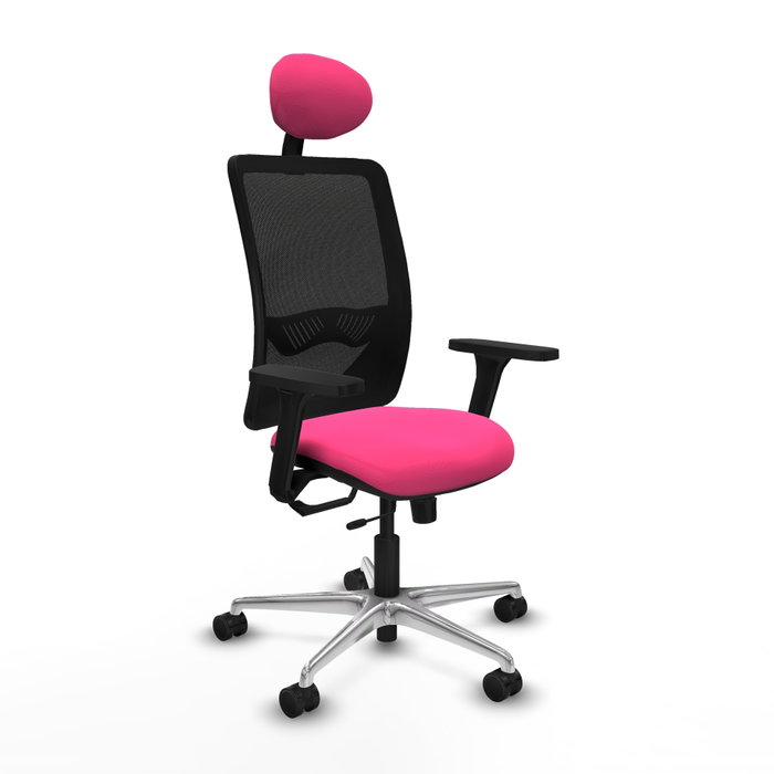 PIQUERAS Y CRESPO Silla de oficina Zulema Rosa y Negro PIQUERAS Y CRESPO Silla de oficina Zulema Rosa y Negro