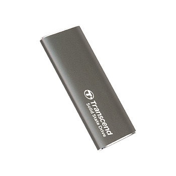 Transcend ESD265C SSD Externa 2 TB USB-C 3.2 Gen 2 1050 MB/s Gris - Aluminio, Encriptación Hardware