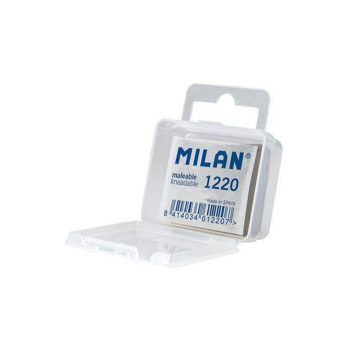 Milán Goma de borrar maleable 1220 en blíster para carboncillo y pastel
