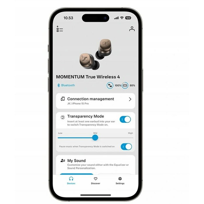 Sennheiser Momentum True Wireless 4 Black/Copper