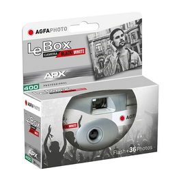 AgfaPhoto LeBox Black/White 36 - Caja de Almacenamiento para Fotografías