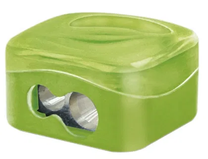 Mor Sacapuntas Metálico 2 Usos con Deposito Colores Surtidos Mor Sacapuntas Metálico 2 Usos con Deposito Colores Surtidos