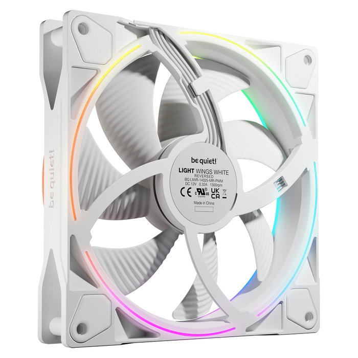 be quiet! Light Wings 140mm PWM Reverse Blanco be quiet! Light Wings 140mm PWM Reverse Blanco