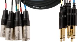 CORDIAL Multipar 8 Jack estéreo/8 XLR 5 m
