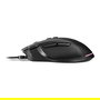 Sharkoon SHARK Force 3 Ratón Gaming Óptico, 12800 DPI, 8 Botones, Cable Trenzado 1.8m, Negro, para Mano Derecha, Ref SHARK Force 3