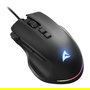 Sharkoon SHARK Force 3 Ratón Gaming Óptico, 12800 DPI, 8 Botones, Cable Trenzado 1.8m, Negro, para Mano Derecha, Ref SHARK Force 3
