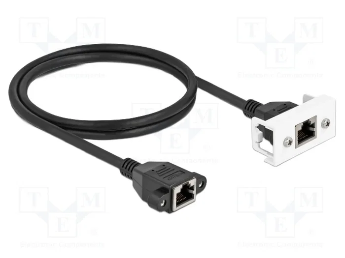 DeLOCK Cable de extensión de red Cat.6A S/FTP para módulo Easy 45, 1 m DeLOCK Cable de extensión de red Cat.6A S/FTP para módulo Easy 45, 1 m