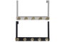 DKD Home Decor Perchero Chic Blanco Negro 5 x 20 x 33 cm (4 Unidades)
