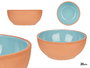 La Dehesa Bowl Barro 20 cm Color Turquesa (Set de 8)