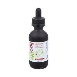 EQUISALUD Lipolife Liposomal Vitamina B12 (Cianocobalamina) en formato líquido - Botella de 60 ml