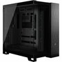 Corsair CC-9011283-WW Caja PC de torre media 6500X, aluminio negro/obsidiana