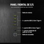Corsair CC-9011283-WW Caja PC de torre media 6500X, aluminio negro/obsidiana