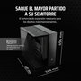 Corsair CC-9011283-WW Caja PC de torre media 6500X, aluminio negro/obsidiana