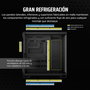 Corsair CC-9011283-WW Caja PC de torre media 6500X, aluminio negro/obsidiana