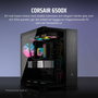 Corsair CC-9011283-WW Caja PC de torre media 6500X, aluminio negro/obsidiana
