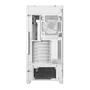 DeepCool CG580 4F WH Mid Tower - Caja para PC Gaming con Panel de Vidrio Templado, Blanco, Compatible ATX/micro-ATX/ITX, Incluye 4 Ventiladores ARGB de 120mm