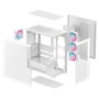 Deepcool CG580 4F White Midi Tower PC Caja Blanca ATX ITX micro ATX Juego Vidrio Templado