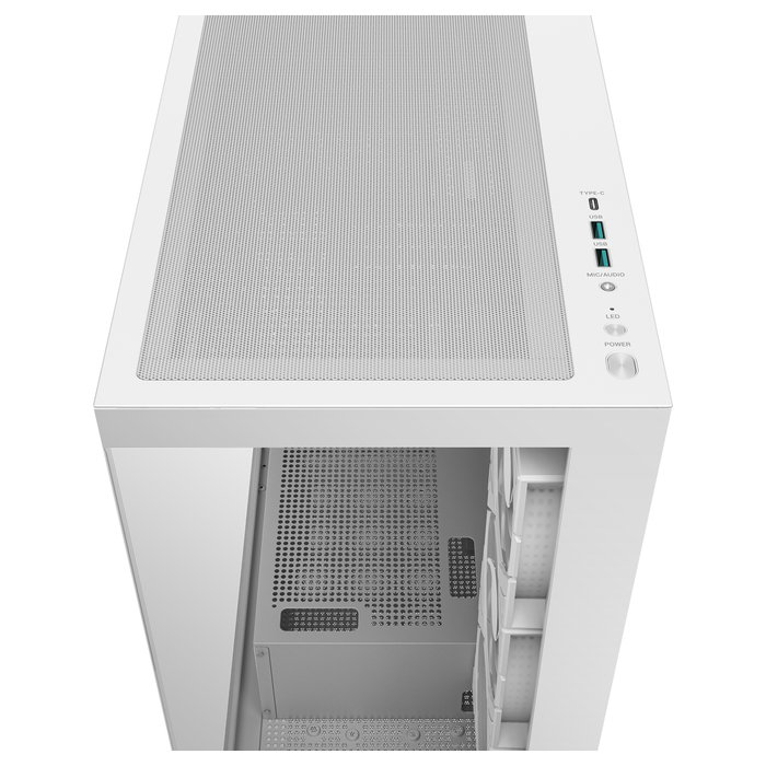 Deepcool CG580 4F White Midi Tower PC Caja Blanca ATX ITX micro ATX Juego Vidrio Templado