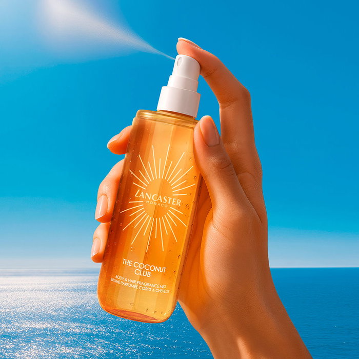 Lancaster Riviera Mist The Coconut Club Spray Corporal y Capilar, Fragancia con Aroma a Coco y Bergamota, 236 ml