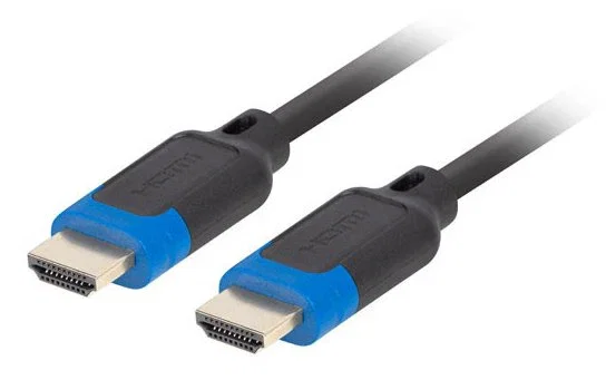 Lanberg CA-HDMI-30CC-0018-BK Cable HDMI 2.1, 8K 60Hz / 4K 240Hz, 48 Gbps, Macho-Macho, 1.8m, CCS Negro