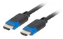 Lanberg CA-HDMI-30CC-0018-BK Cable HDMI 2.1, 8K 60Hz / 4K 240Hz, 48 Gbps, Macho-Macho, 1.8m, CCS Negro