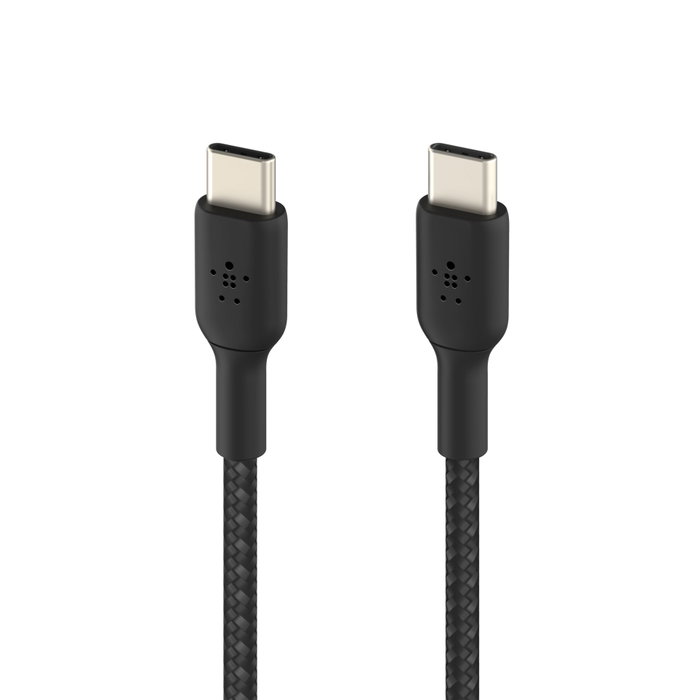 Belkin BoostCharge Cable USB-C a USB-C Trenzado 0,15 m Negro